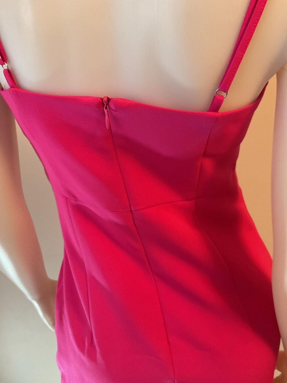Only Hot Pink Spaghetti Strap Dress - Picture 6 of 9
